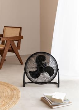 RONN® Vloerventilator – Tafelventilator Met 3 Snelheden – Vloer Ventilator Met Anti-slip – Zwart - 51cm x 20cm x 50cm — thumbnail 3
