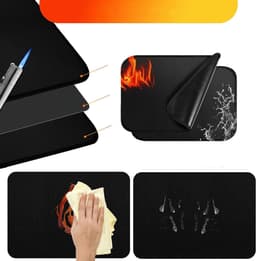 2x Hittebestendige Beschermingsmatten – 60x40 cm – Antislip Onderzetters voor Airfryer, Oven, Koffiemachine & Magnetron – Zware Keukenmatten voor Aanrechtapparaten — thumbnail 10