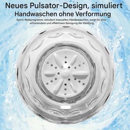 Onderbroek Wasmachine - Mini Wasmachine - Draagbaar Wassen - Draadloos Ontwerp - 14x14x14cm — thumbnail 5
