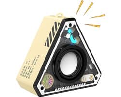 Draagbare Luidspreker - Kleine Audio - Buiten Muziek - Oplaadbare Batterij - 4.5 x 8.6 cm - Geel