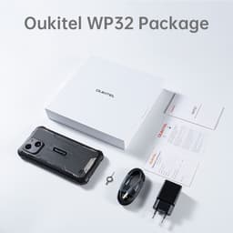OUKITEL WP32 Rugged Smartphone - IP68/IP69K Outdoor Telefoon - Dual SIM 4G - 12GB RAM - 128GB ROM - 6300 mAh - 5,93 inch - GPS, NFC, OTG - Oranje — thumbnail 2
