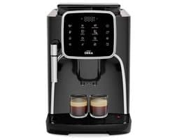 Arzum OKKA Espresso Pro M Automatische Espressomachine OK0030-0500 | Chroom - 11 Koffiepecialiteiten - Touchscreen - Melkopschuimer - Verstelbare temperatuur en maalgraad - 19 bar - Kopjesverwarmer - Automatische reiniging - 1450W