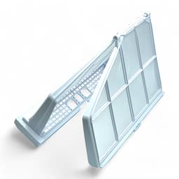 Fixem Geschikt voor AEG, Electrolux droger filter pluizenzeef was droger 1366339024 - Pluizenfilter - Wit - 1 Stuk — thumbnail 4