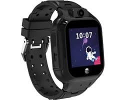 Forever, Kinderhorloge met WiFi en SIM-kaart Video-oproepen en GPS, Zwart