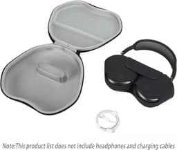 Zeynomax - Hoofdtelefoonhoes met binnenvak, beschermhoes voor on-ear headset - Draadloze Bluetooth Smart Case. Veilig en praktisch. — thumbnail 3