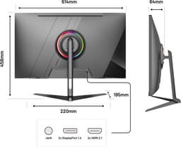 JAPANNEXT Gaming Monitor 27" 4K (3840x2160) 160Hz 0.5ms | JN-IPS27G1632UF — thumbnail 5