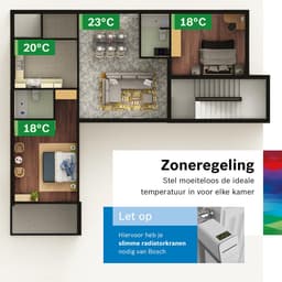 Bosch EasyControl slimme thermostaat - wit (bedraad) — thumbnail 8