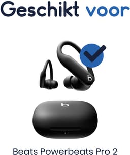 Ibley ComfortFit Oortips voor Beats Powerbeats Pro 2 zwart - Siliconen Earbuds - 5 Maten - 5 Paar — thumbnail 2