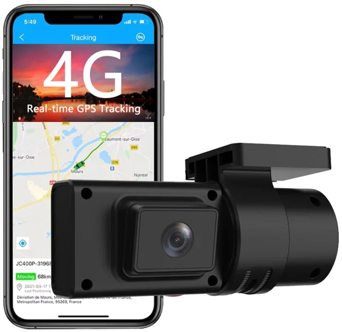 Viatel Jimi JC181 4G Auto Dashcam 1080P Hd Video Auto Camera Gps Tracking Wifi Live Stream Ubi Tracksolidpro App update Van JC100 Beveiliging 5.0 2 Recensies 16 bestellingen — afbeelding 1