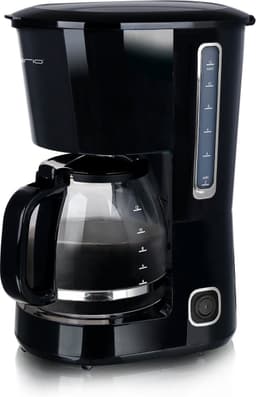 Emerio Koffiezetapparaat met Glazen Kan - 1,5L Filterkoffie - 12 kopjes per keer - Uitneembaar Filter - Non-Drip systeem - 750W - CME-125129.4 Zwart — thumbnail 1