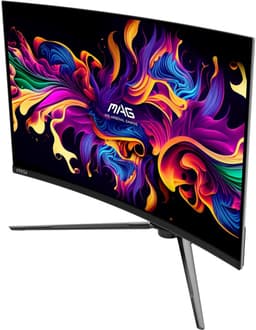 MSI MAG 321CUP QD-OLED - 4K UHD Curved Gaming Monitor - 165hz - 32 Inch - USB-C PD 15W — thumbnail 6