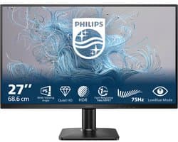 Philips 27E2N1500L - QHD IPS Monitor - 75hz - 27 inch