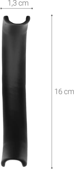 kwmobile band geschikt voor Sennheiser QC Ultra / QuietComfort Ultra - Koptelefoonband in zwart - Zachte hoofdband voor hoofdtelefoon — thumbnail 2
