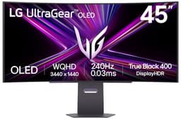 LG UtraGear 45GX900A-B - Curved OLED WQHD Gaming Monitor - 240Hz - USB-C 65W - 45 inch — thumbnail 1