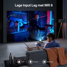 ULTIMEA Apollo P40 - Projector, 700 ANSI-Lumen, Native 1080P met Autofocus, 4K Home Cinema Beamer, Zwart — thumbnail 2