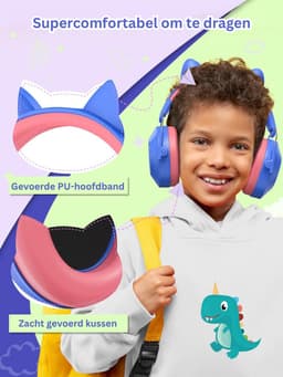 CLGP® Koptelefoon Kinderen Geluidsdempend - Gehoorbescherming - Oorbeschermers — thumbnail 3