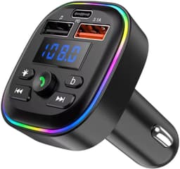 Nextora Bluetooth Transmitter - Bluetooth Receiver - Bluetooth Ontvanger - Bluetooth Transmitter Auto - Bluetooth Auto - Bluetooth 5.3 - USB Autolader - Bluetooth Adapter Auto - Zwart — thumbnail 1