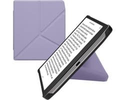 kwmobile e-reader hoesje geschikt voor Pocketbook Era / Era Color hoes - Ereader flip case met standaard - E reader cover van kunstleer - In lavendel