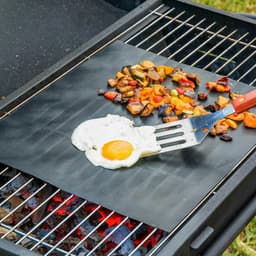 Pack Roestvrijstalen vouwbarbecue voor houtskool en Grillmat voor Oven en Barbecue InnovaGoods — thumbnail 1