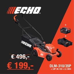 Echo 40V gazonmaaier DLM310-35P incl. 4ah accu + lader — thumbnail 5