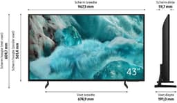 Samsung QE43Q7F2A - 43 inch - 4K QLED - 2025 - Smart TV — thumbnail 4