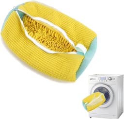 Allecto Plus - Shoe Waszak voor Wasmachine - Sneakers - Gele Schoen Waszak - Premium Kwaliteit - Herbruikbaar - Duurzaam - Rits - Schoonmaak Wastas - Trainer Sneakers Reinigingszak. — thumbnail 1