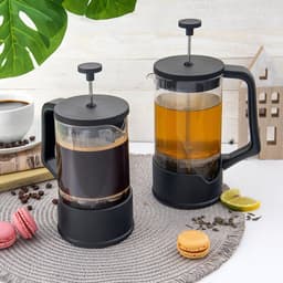 Cafetiere Glas BLACK 650 ml - French Press Koffiezetapparaat - Koffiemaker - Koffie - Koffiepot - Theepot — thumbnail 3