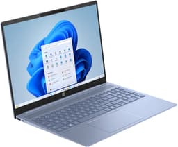 HP OmniBook 5 AI 16-af1625nd Intel Core Ultra 7 255U Laptop 40,6 cm (16") 2K 24 GB LPDDR5x-SDRAM 1 TB SSD Wi-Fi 6 (802.11ax) Windows 11 Home AI PC Blauw — thumbnail 1