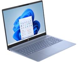 HP OmniBook 5 AI 16-af1625nd Intel Core Ultra 7 255U Laptop 40,6 cm (16") 2K 24 GB LPDDR5x-SDRAM 1 TB SSD Wi-Fi 6 (802.11ax) Windows 11 Home AI PC Blauw