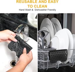 2pcs Air Fryer Silicone Pot - Silicone Air Fryer Liner - Reusable Non-Stick Air Fryer Basket - Air Fryer Accessory voor Thuis Keuken - Keukenbenodigdheden — thumbnail 3