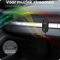 Xssive FM11 Bluetooth FM Transmitter Auto - FM Adapter - Bluetooth Auto Adapter - Muziek Streamen & Handsfree Bellen - Universele Bluetooth Zender Ontvanger — thumbnail 4