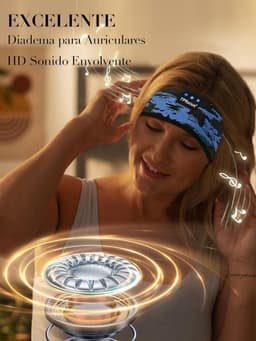 RFWR® Draadloze slaaphoofdtelefoon met Bluetooth 5.3 - Comfortabele muziekhoofdtelefoon voor slapen, hardlopen, en reizen — thumbnail 5