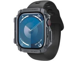 Spigen Rugged Armor™ Case voor de Apple Watch Series 10 / 11 - 46 mm - Dark Gray