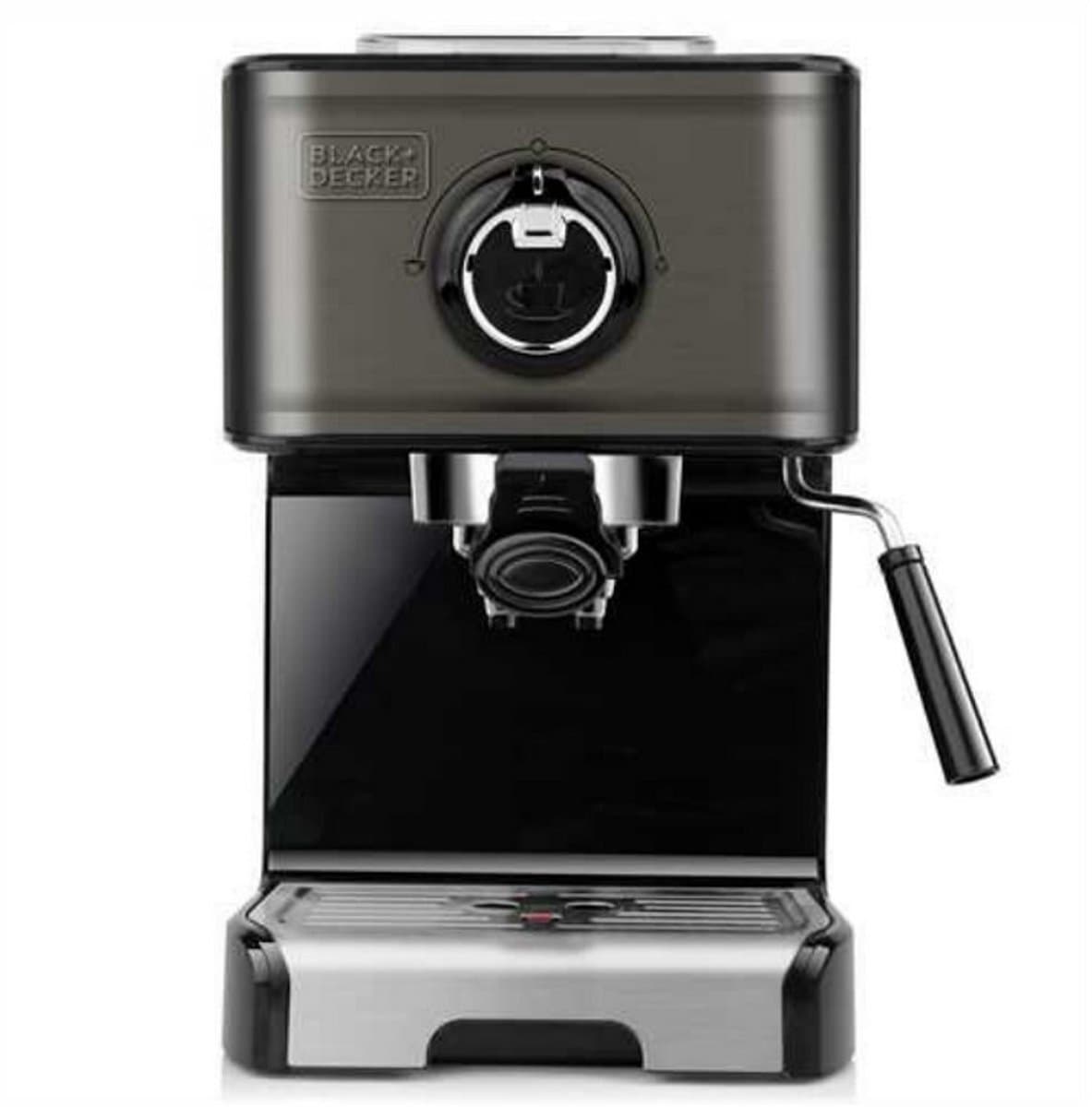espressomachine 15 bars grijs - black+decker - bxco1200e — afbeelding 1