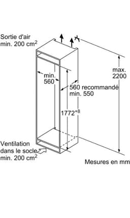 Bosch | KIN86VSE0 | inbouw koelvriescombinatie | 178 cm | Sleepdeur | NoFrost — thumbnail 13