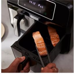 Kenwood HFM20.000MB friteuse Dubbel 8 l Vrijstaand 1700 W Heteluchtfriteuse Zwart — thumbnail 5