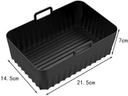EXCITAT Siliconen Airfryer Liners - Airfryer Mallen - Airfryer Accessoires - voor Innsky, Princess Airfryers - 2 stuks — thumbnail 2