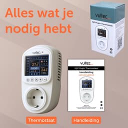 Vultec IQP Thermostaat - Smart Wifi thermostaat - programmeerbaar - Plugin - Stekker — thumbnail 5