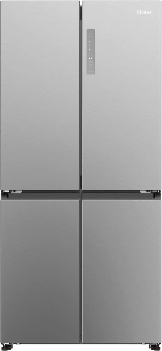 Haier HCR3818DNMM - Koel- Vriescombinatie - Multideur - French Door Indeling - 83cm breed - 467 L - No Frost - Energieclasse C - LED - Touch op de deur - Inverter Compressor - Roestvrijstaal - 10 jaar garantie op onderdelen — afbeelding 1