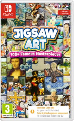 Jigsaw Art: 100+ Famous Masterpieces - Switch (Code in a Box) — thumbnail 1