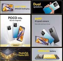 Poco M5s Dual SIM 4GB RAM 64GB 4G LTE Grey — thumbnail 2