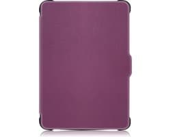 Hoesje Geschikt voor Kobo Clara HD Hoes Book Case - eReader Hoes Geschikt voor Kobo Clara HD Hoesje Book Cover - Paars