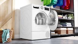 Bosch WQG235DEFG Serie 6 - Wasdroger - Warmtepompdroger - Zeer stil - Blijvend energiezuinig door Zelfreinigende condensor - Droogt zoals jij wilt met Auto Dry -NL/FR display — thumbnail 8