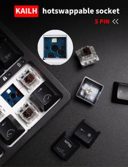 RK84 Gaming Keyboard Wit - RGB Verlichting - Hot-Swappable - Tri-Mode - Ergonomisch Mechanisch Gaming Toetsenbord Met Draadloze Verbinding - Qwerty - 80% Met Multimedia Toetsen - Brown Switches — thumbnail 2