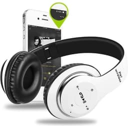 Hoofdtelefoon met microfoon en bluetooth vs 5.0 WIT — thumbnail 2