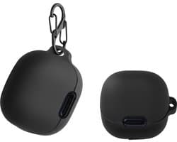 kwmobile Hoes geschikt voor Anker Soundcore Liberty 4 NC - Siliconen cover voor oordopjes in zwart