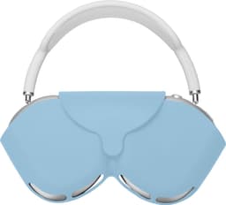 kwmobile cover voor over-ear koptelefoon - geschikt voor Apple AirPods Max - Van flexibel silicone - In lichtblauw — thumbnail 1