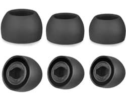 Ibley ComfortFit Siliconen tips voor Samsung Galaxy buds pro zwart - Siliconen Earplug - S/M/L formaat - 3 paar - 3 maten