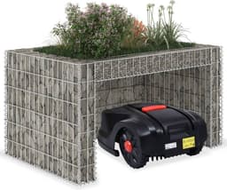 vidaXL - Grasmaaieroverkapping - met - plantenbak - 110x80x60cm - staaldraad — thumbnail 2