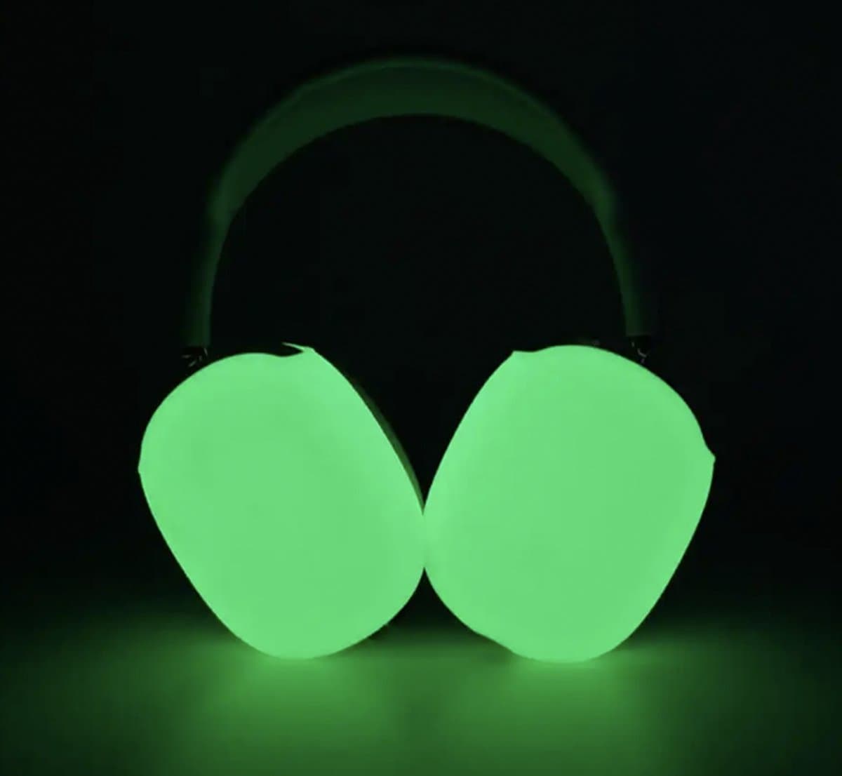 MY PROTECT - Siliconen Cover Case geschikt voor Airpods Max - Glow In The Dark — afbeelding 1